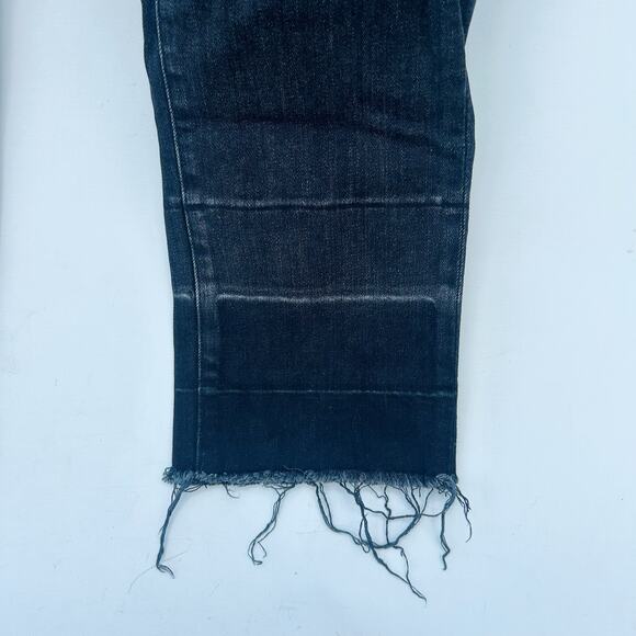 Veronica Beard Ryleigh Slim Straight High Rise Washed Onyx Jeans Black 27 - Picture 9 of 12